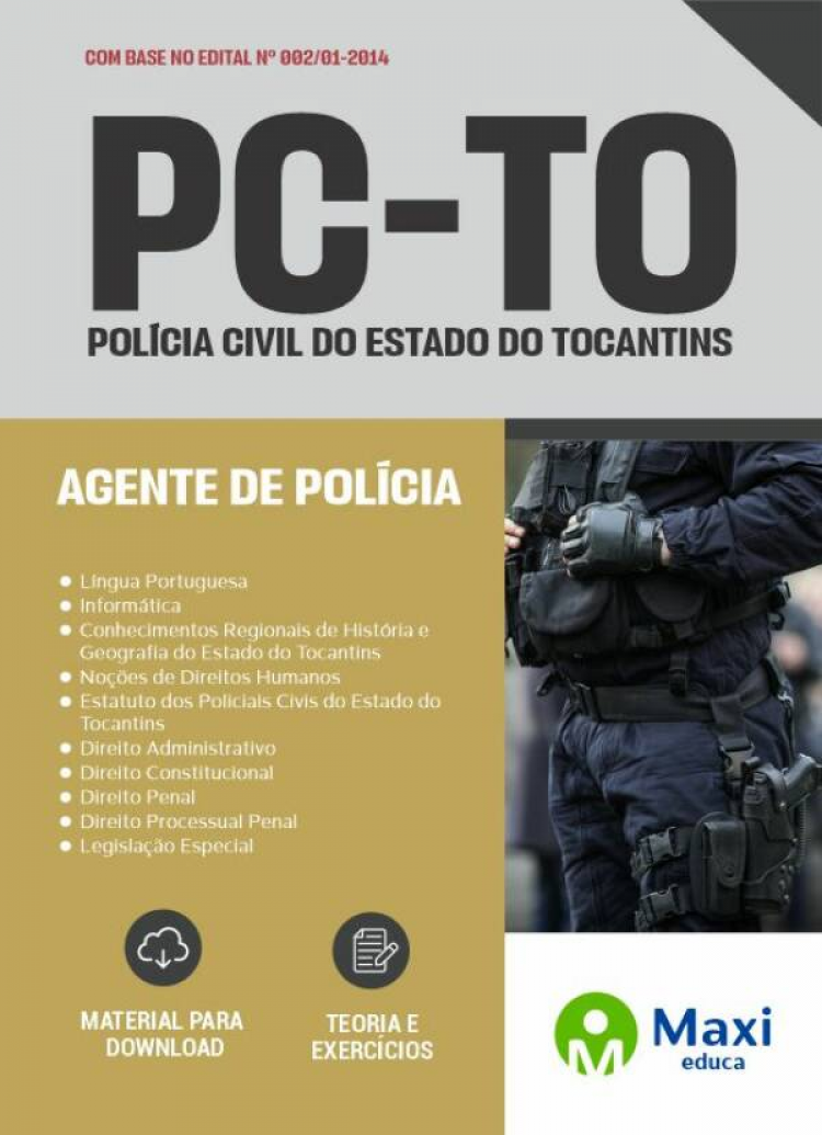 - Apostila Preparatória PC-TO 2022 Agente de Polícia