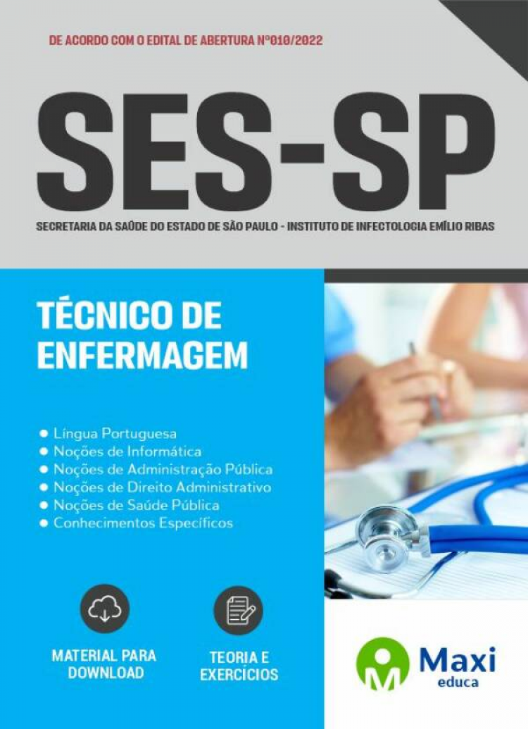 - Apostila SES-SP 2022 Técnico de Enfermagem