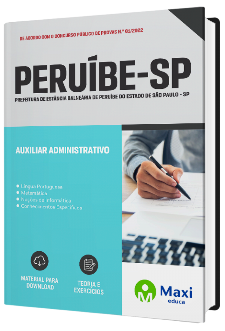 - Apostila Prefeitura de Peruíbe-SP 2022 Auxiliar Administrativo