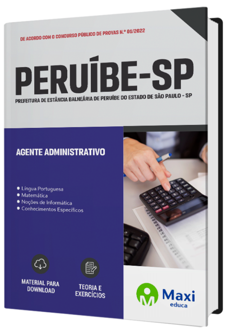 - Apostila Prefeitura de Peruíbe-SP 2022 Agente Administrativo