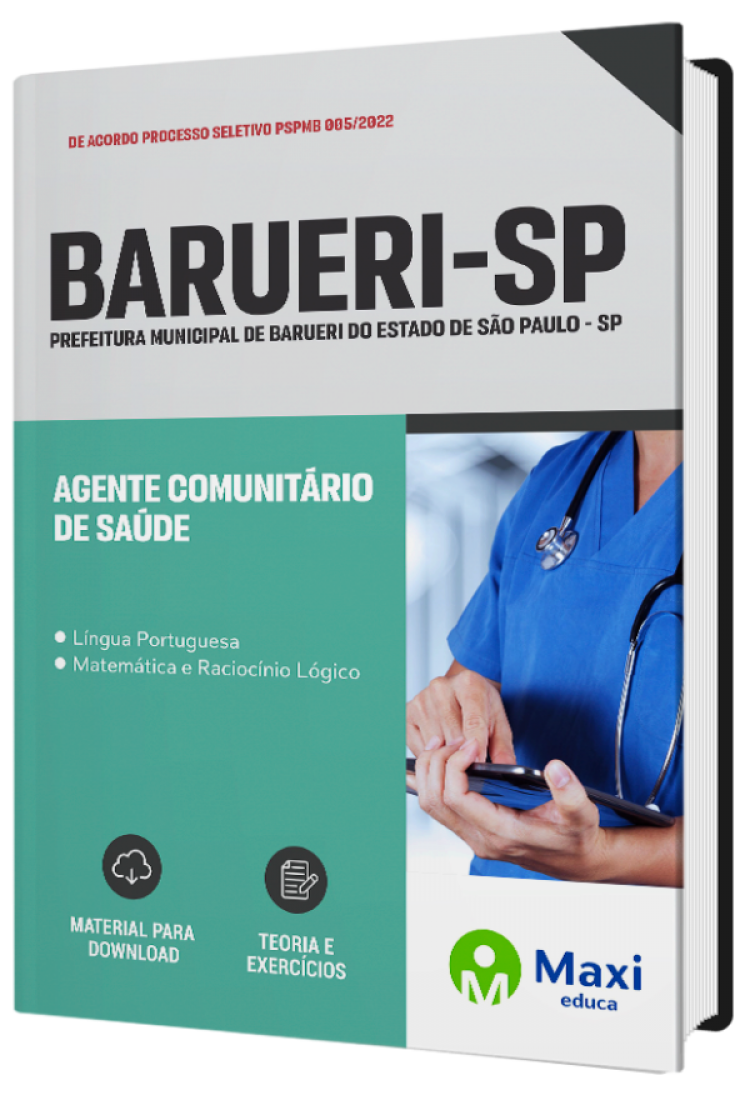 - Apostila Prefeitura de Barueri-SP 2022 Agente Comunitário de Saúde