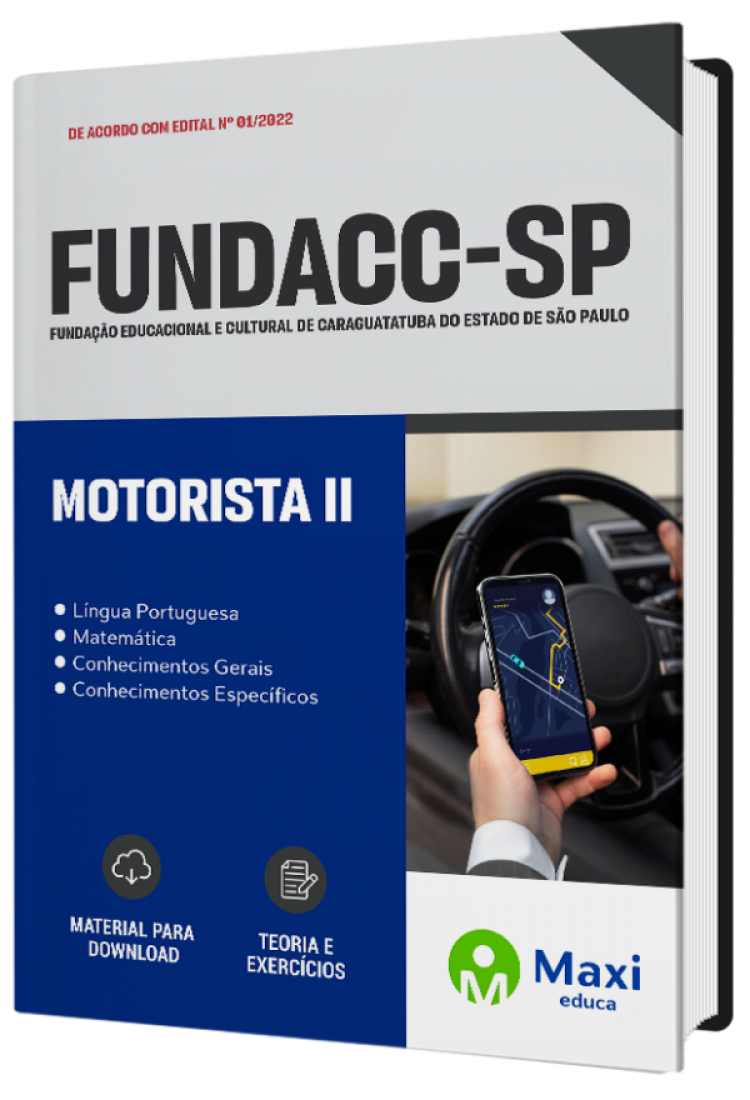 - Apostila FUNDACC-SP 2022 Motorista II