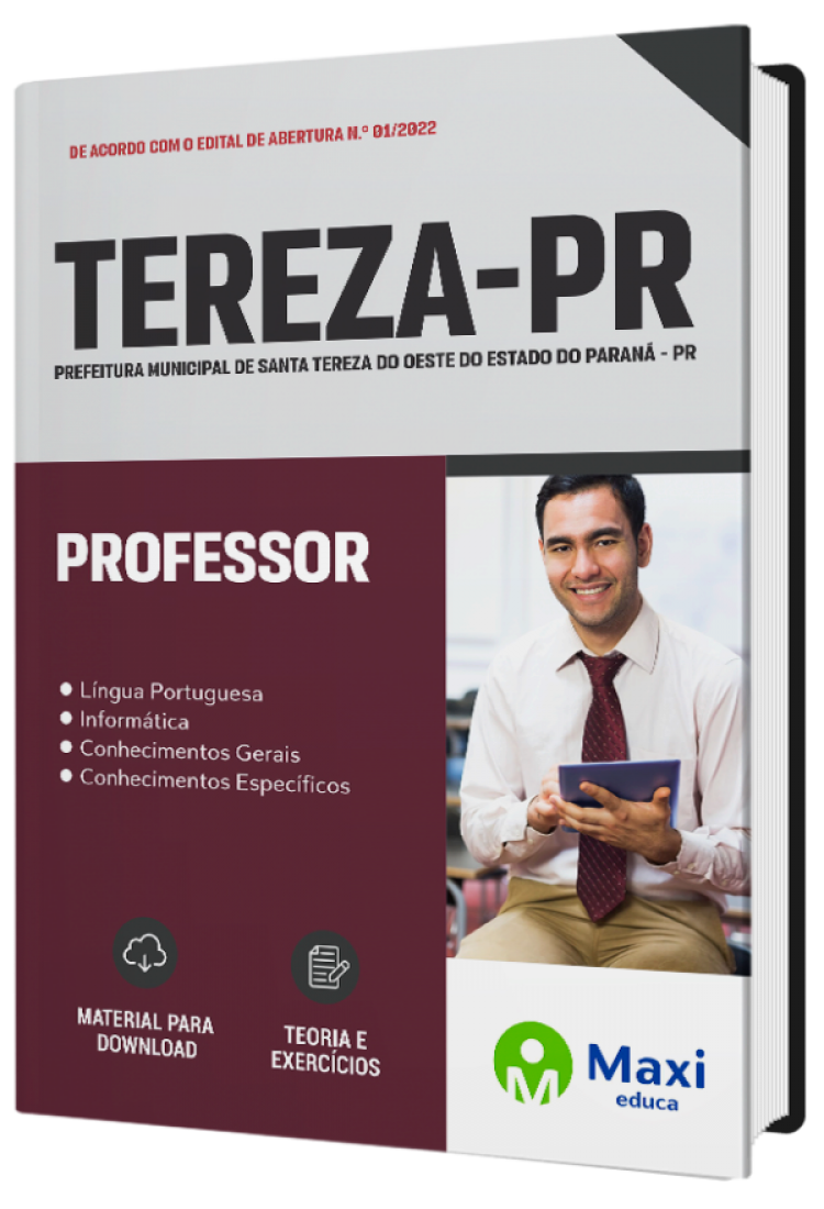 - Apostila Prefeitura de Santa Tereza do Oeste-PR 2022 Professor