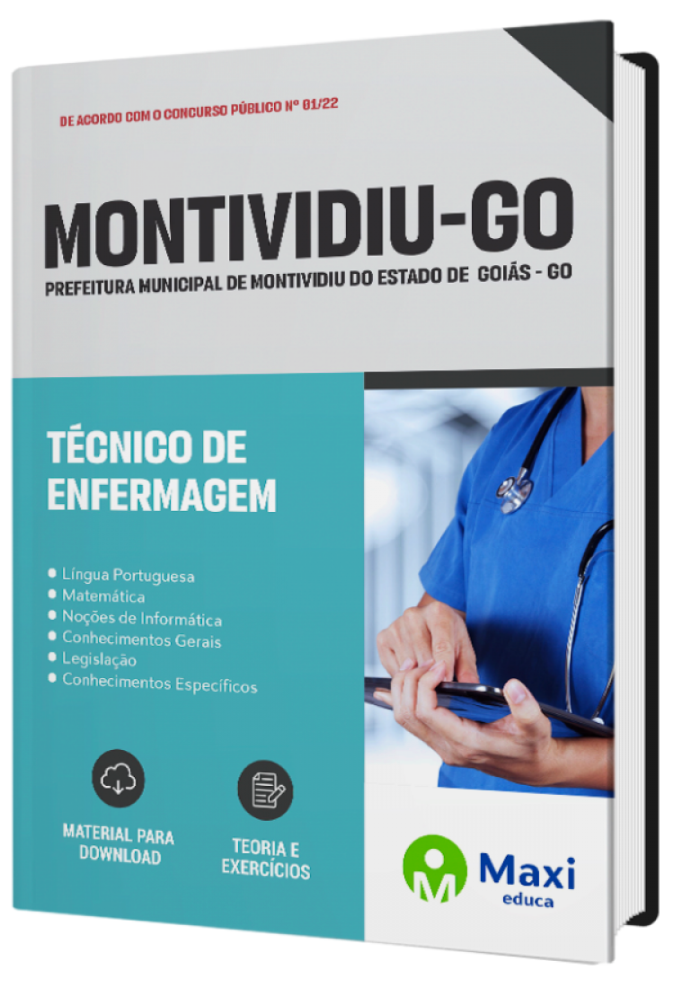 - Apostila Prefeitura de Montividiu-GO 2022 Técnico de Enfermagem