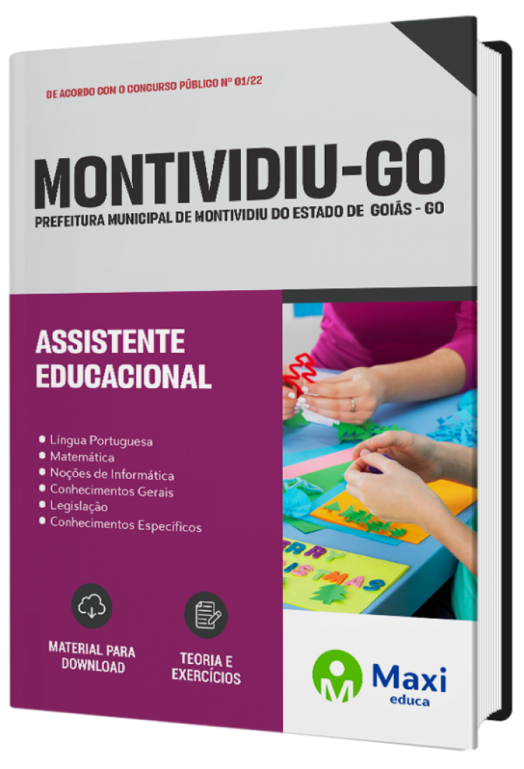 - Apostila Prefeitura de Montividiu-GO 2022 Assistente Educacional