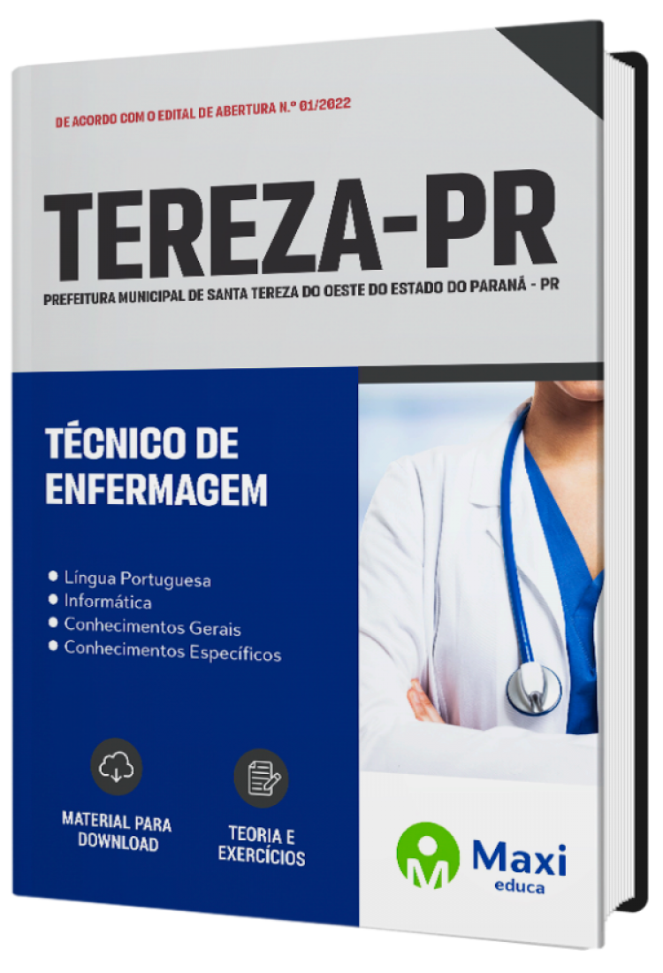 - Apostila Prefeitura de Santa Tereza do Oeste-PR 2022 Técnico de Enfermagem