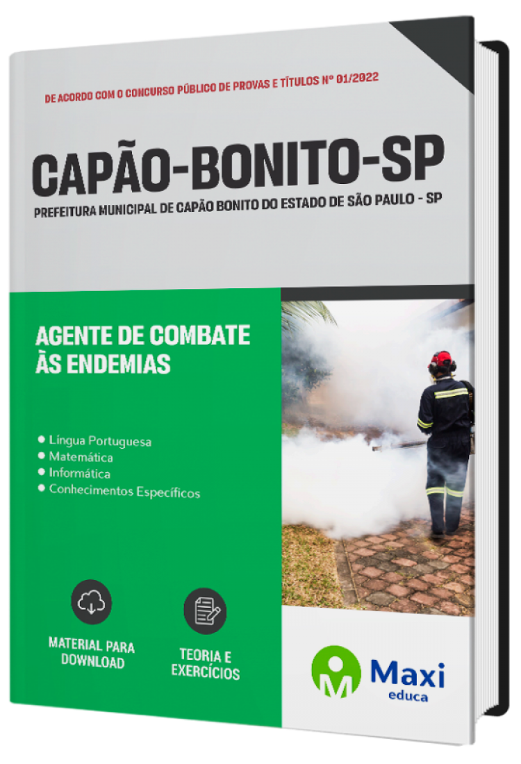 - Apostila Prefeitura de Capão Bonito-SP 2022 Agente de Combate às Endemias