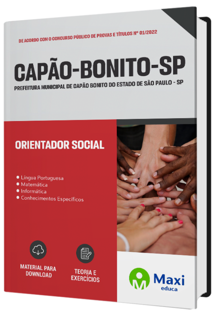 - Apostila Prefeitura de Capão Bonito-SP 2022 Orientador Social