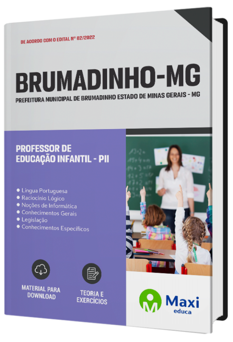 - Apostila Prefeitura de Brumadinho-MG 2022 Professor de Educação Infantil - PII