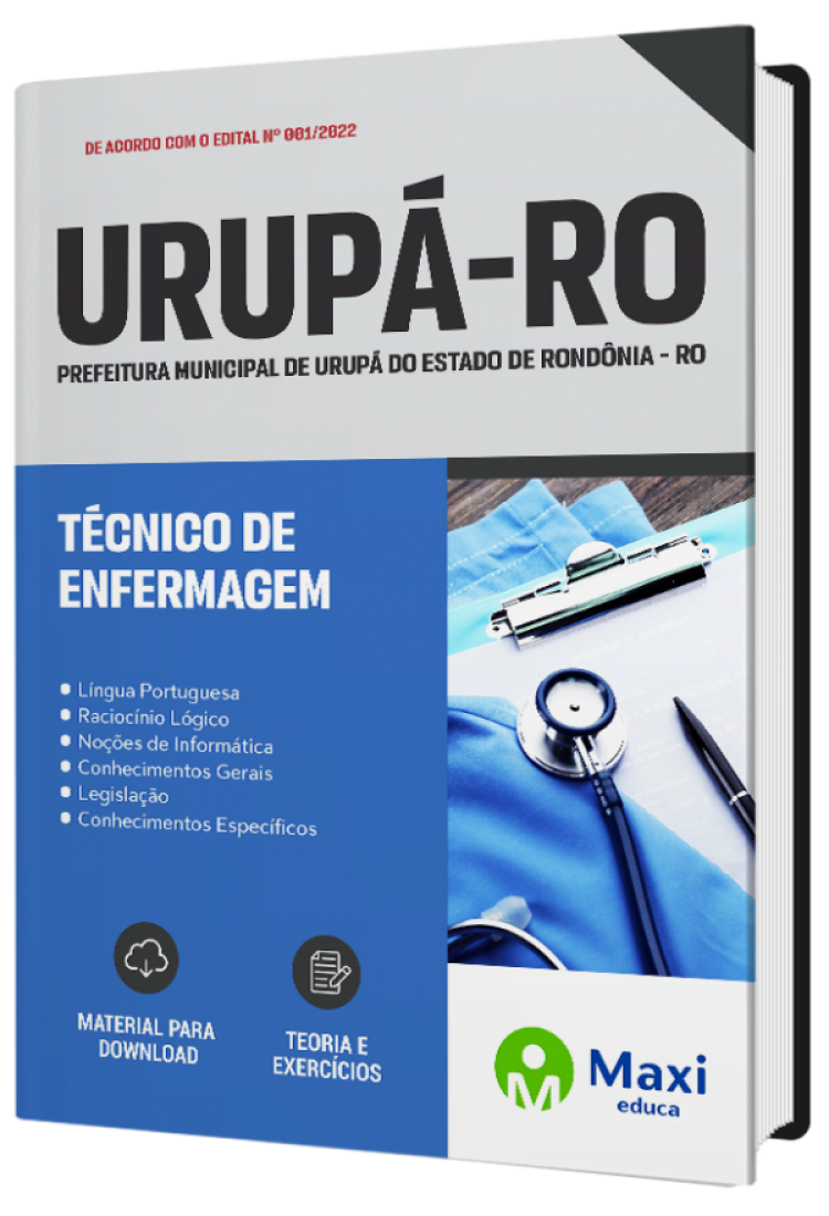 - Apostila Prefeitura de Urupá-RO 2022 Técnico de Enfermagem