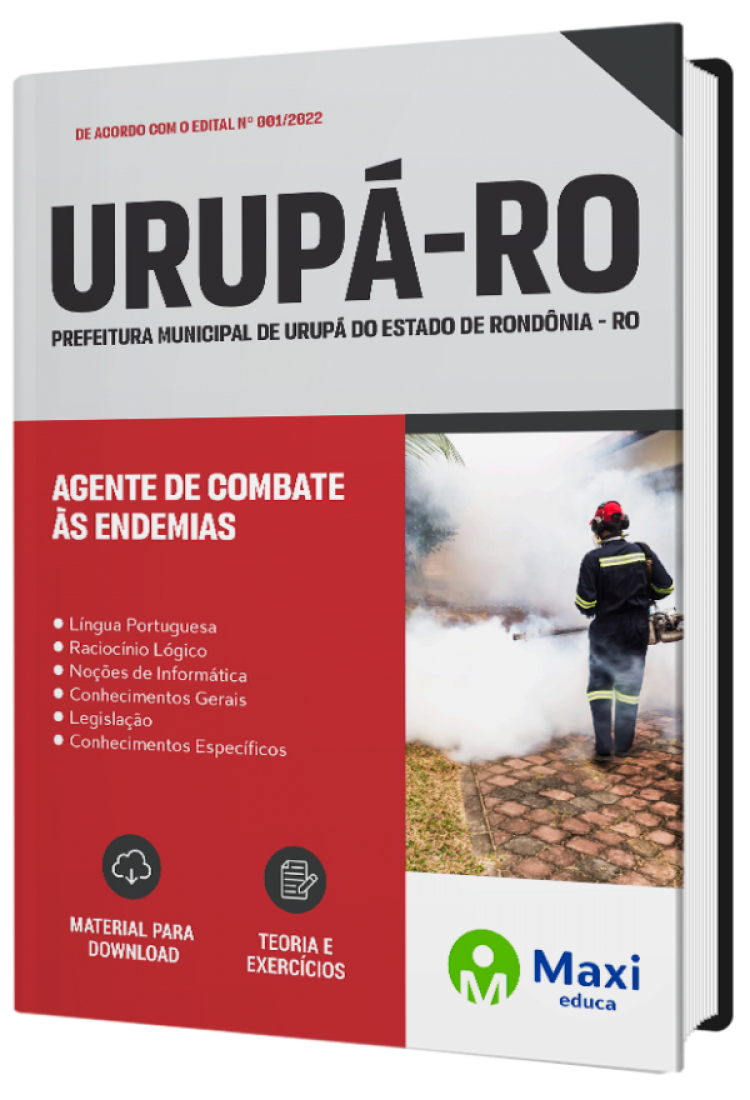 - Apostila Prefeitura de Urupá-RO 2022 Agente de Combate às Endemias