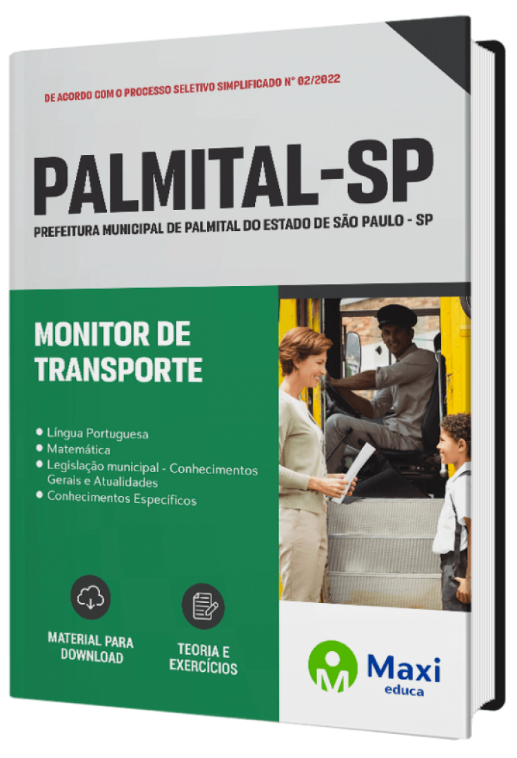 - Apostila Palmital - SP 2022 Monitor de Transporte