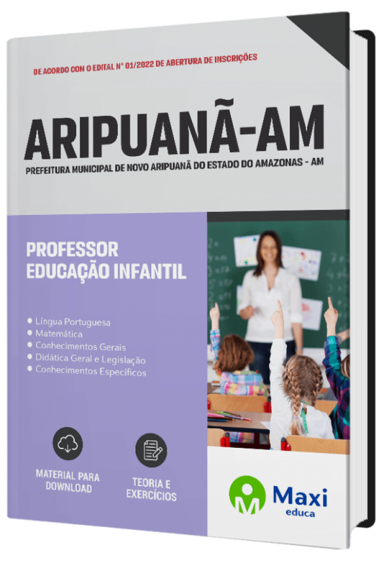 - Apostila Prefeitura de Novo Aripuanã-AM 2022 Professor Educação infantil