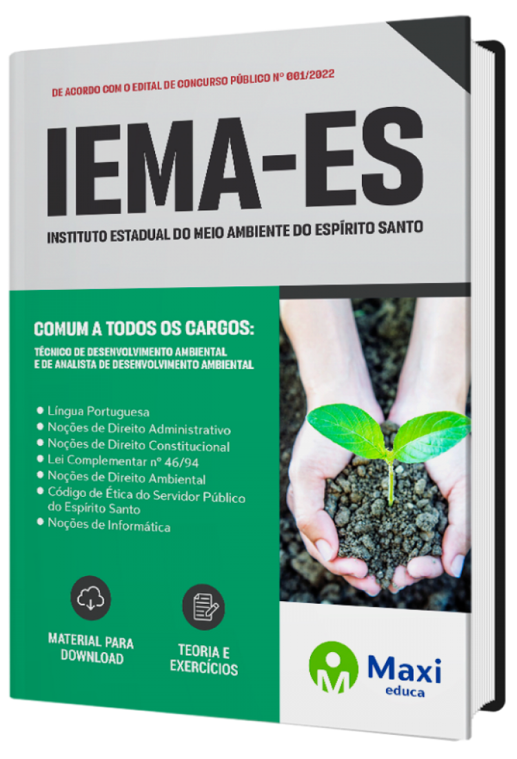 - Apostila IEMA-ES Comum a todos os cargos: técnico de desenvolvimento ambiental e de analista de desenvolvimento ambiental