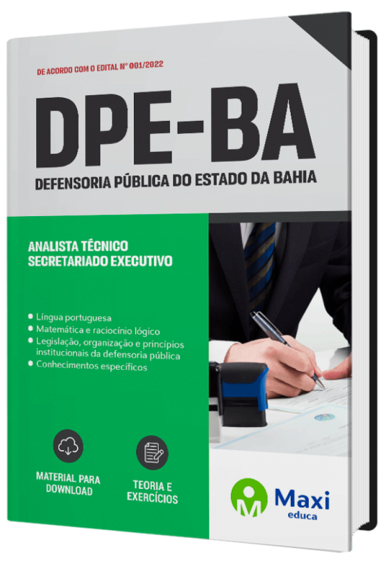 - Apostila DPE-BA Analista Técnico – Secretariado Executivo