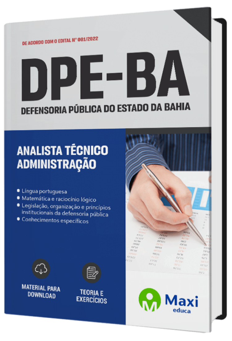 - Apostila DPE-BA Analista Técnico – Administração