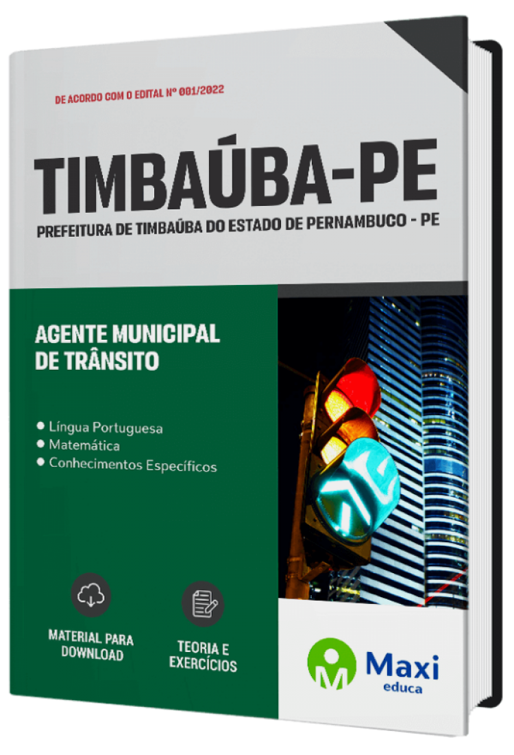 - Apostila Prefeitura de Timbaúba-PE 2022 Agente Municipal de Trânsito