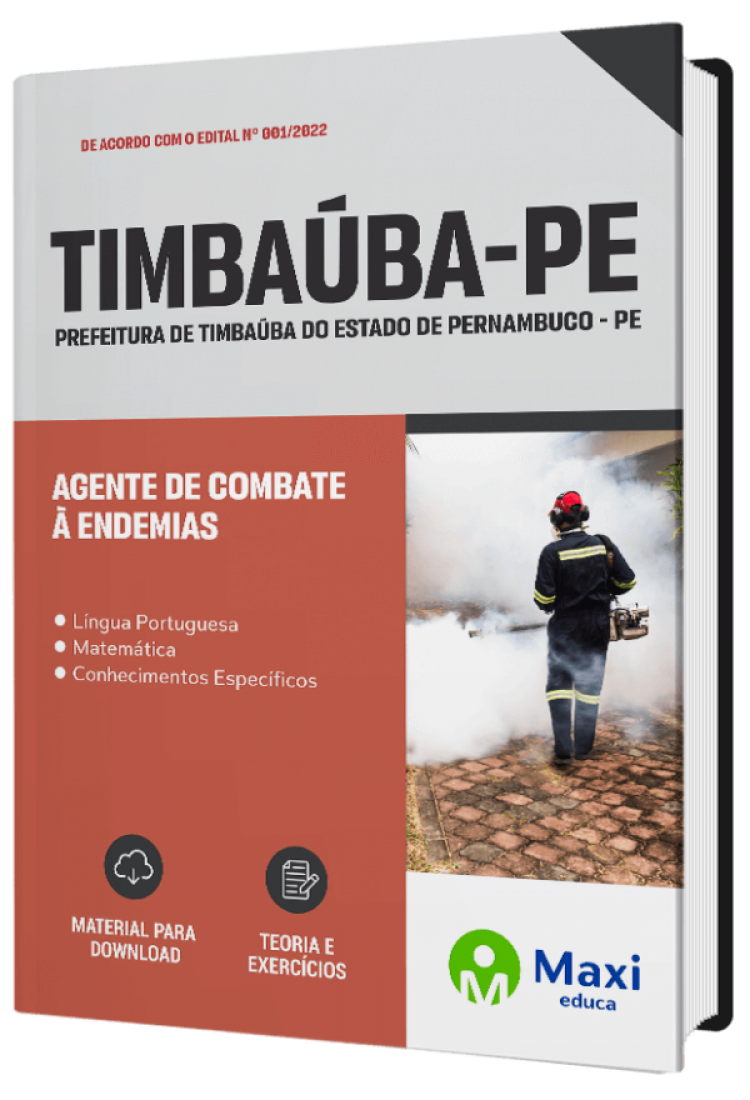 - Apostila Prefeitura de Timbaúba-PE 2022 Agente de Combate à Endemias