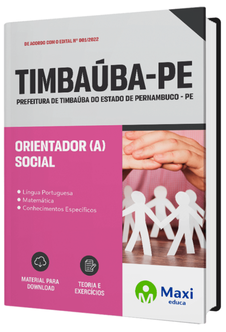 - Apostila Prefeitura de Timbaúba-PE 2022 Orientador (a) Social