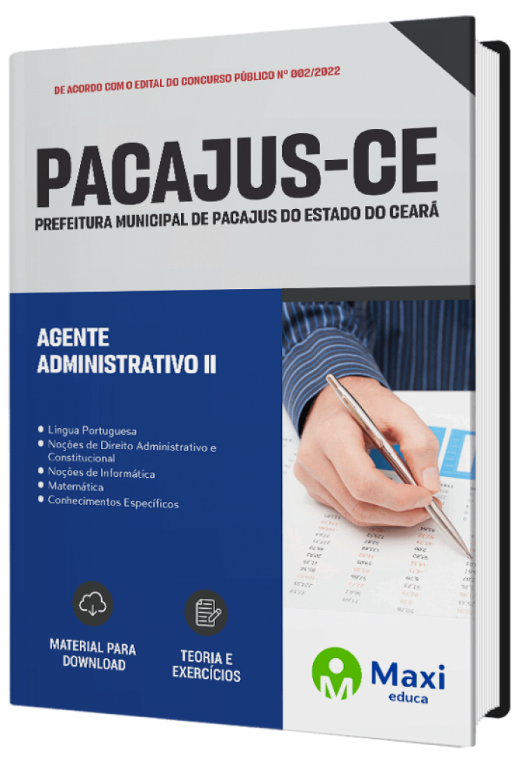 - Apostila Prefeitura de Pacajus-CE Agente Administrativo II