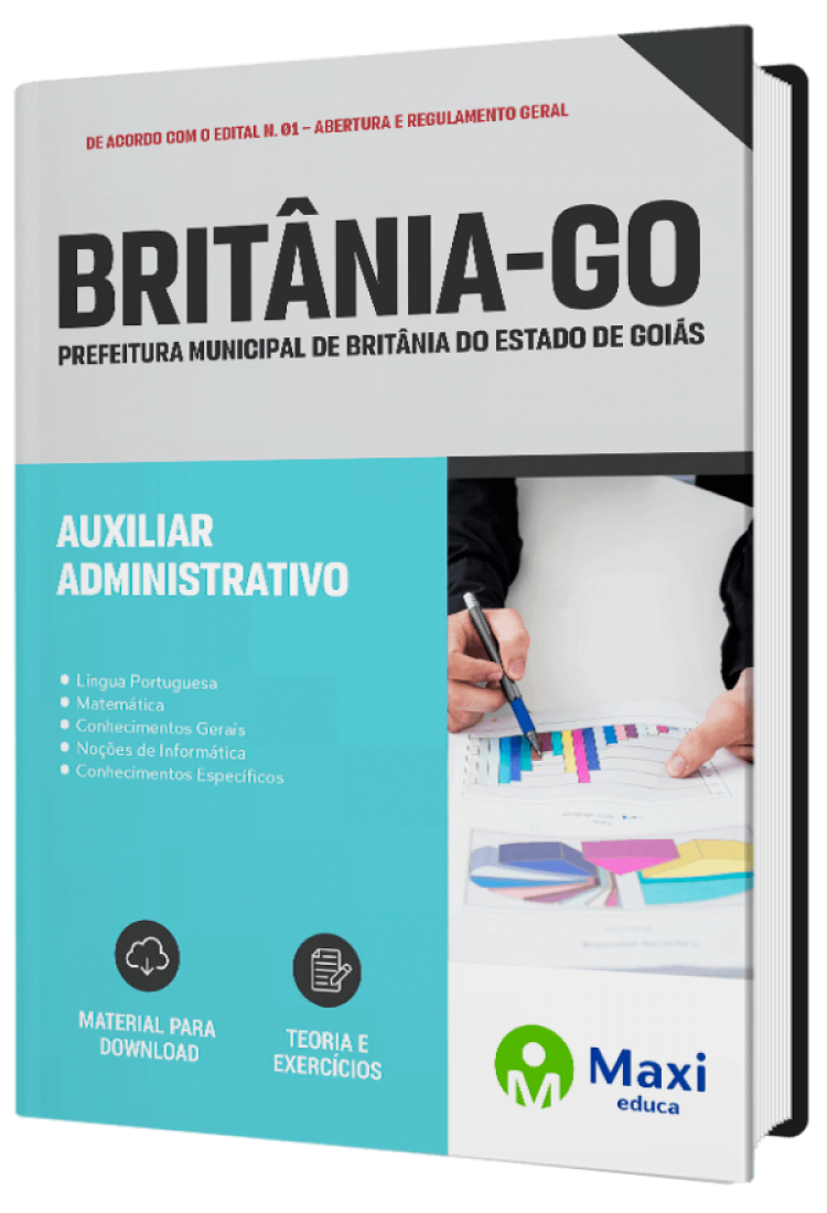 - Apostila Prefeitura de Britânia - GO Auxiliar Administrativo