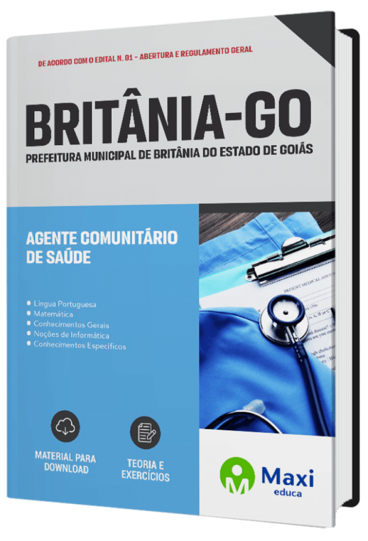 - Apostila Prefeitura de Britânia - GO Agente Comunitário de Saúde