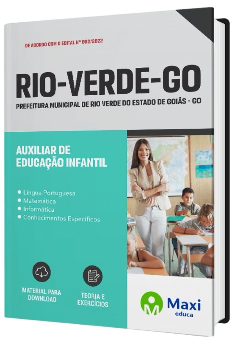 - Apostila Prefeitura de Rio Verde - GO Auxiliar de Educação Infantil