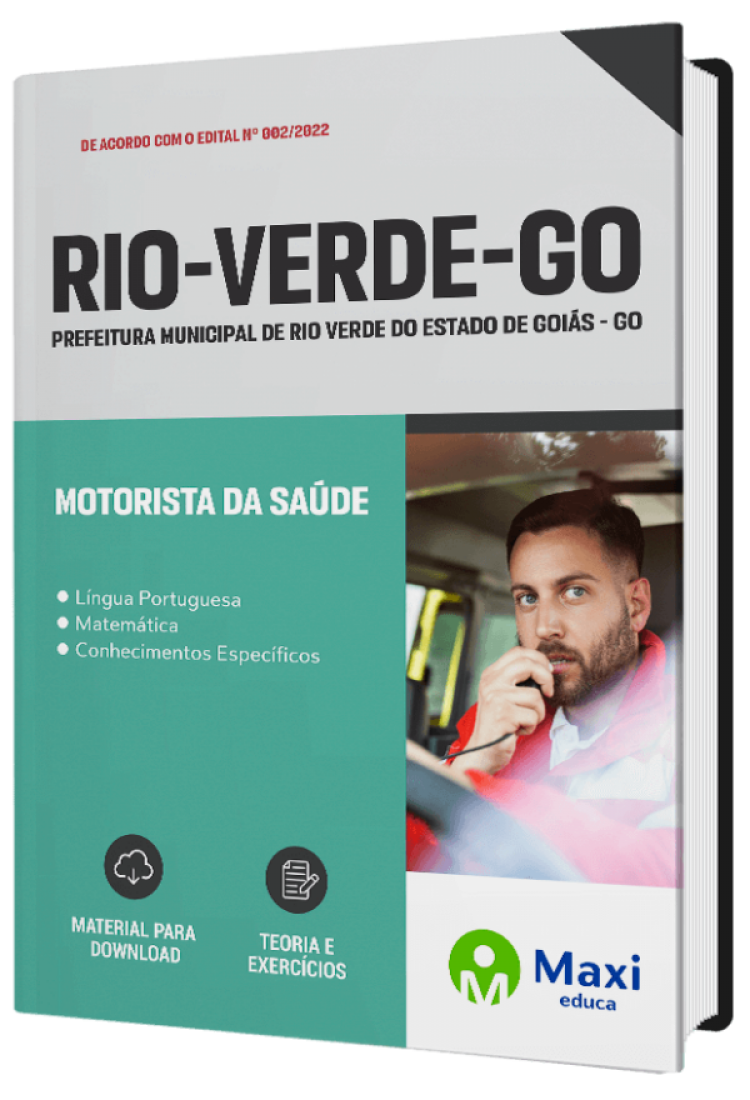 - Apostila Prefeitura de Rio Verde - GO Motorista da Saúde