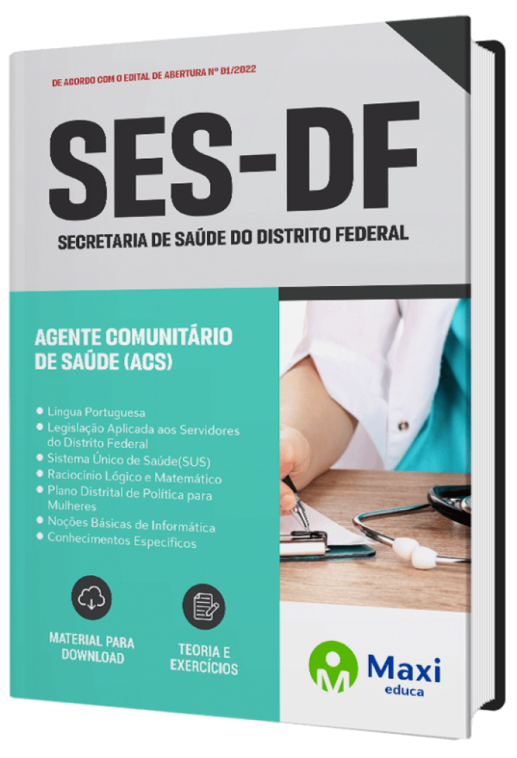 - Apostila SES-DF 2022 Agente Comunitário de Saúde (ACS)