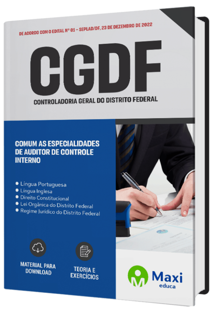 - Apostila CGDF 2022 Comum a as especíalidade de Auditor de Controle Interno: Finanças e Controle e Planejamento e Orçamento