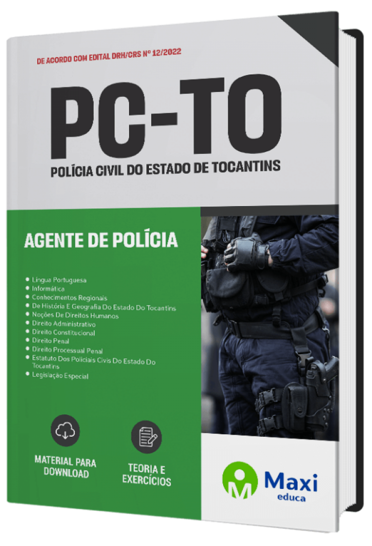 - Apostila Preparatória PC-TO 2023 Agente de Polícia