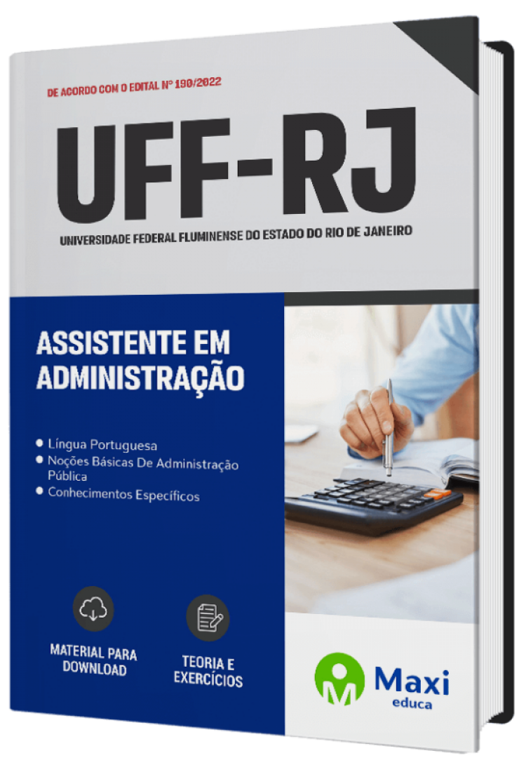 - Apostila Universidade Federal Fluminense do Estado do Rio de Janeiro UFF-RJ Assistente em Administração