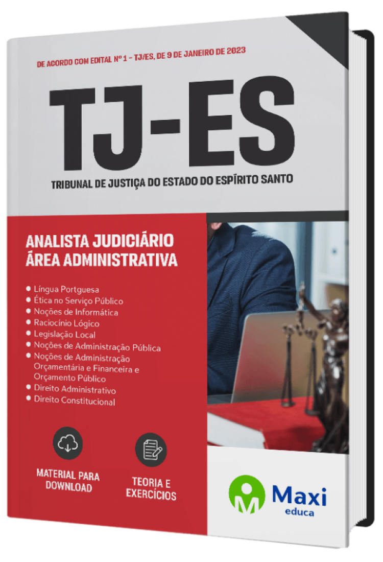 - Apostila TJ- ES Analista Judiciário – Área Administrativa