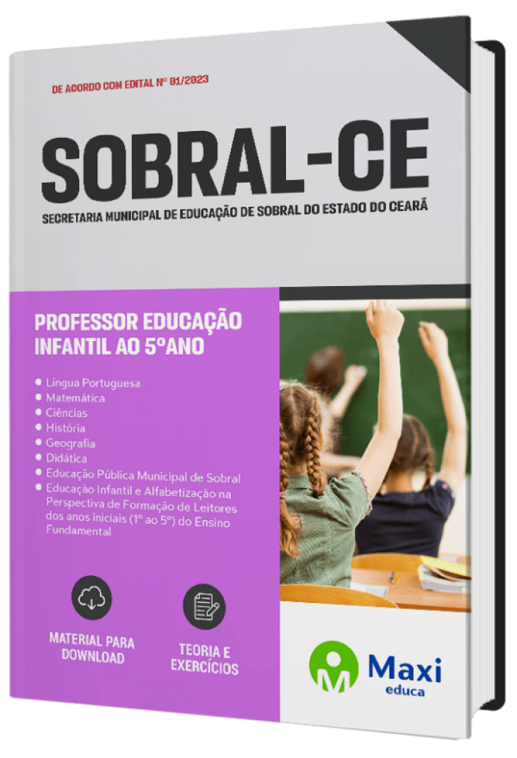 - Apostila SME Sobral-CE Professor de Educação Infantil e Ensino Fundamental Inicial