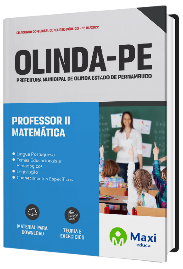 - Apostila Prefeitura de Olinda - PE 2023 Professor II -Matemática