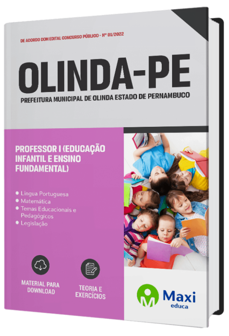 - Apostila Prefeitura de Olinda - PE 2023 Professor I (Educação Infantil e Ensino Fundamental – Anos Iniciais)