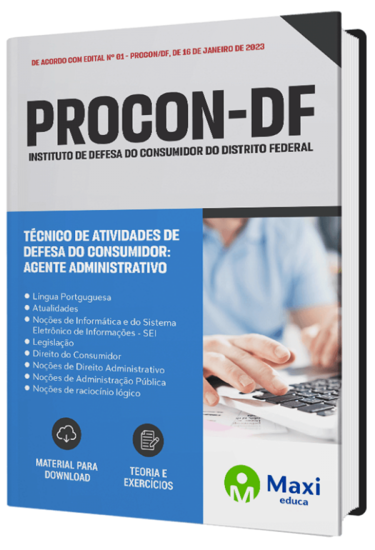 - Apostila Procon DF - 2023 Técnico de Atividades de Defesa do Consumidor: Agente Administrativo