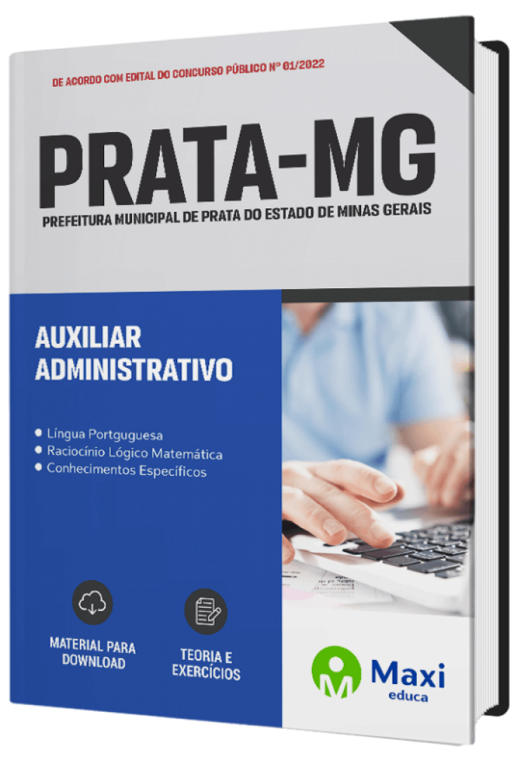 - Apostila Prefeitura de Prata - MG 2023 Auxiliar Administrativo