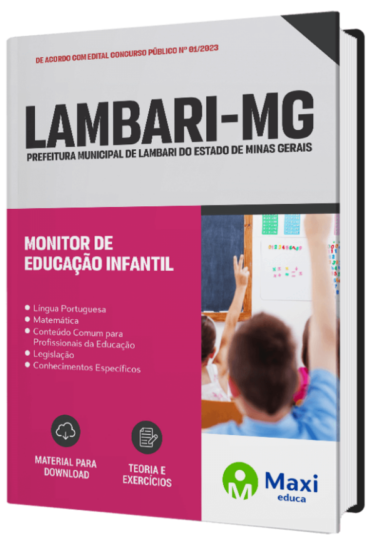 - Apostila Prefeitura de Lambari - MG 2023 Monitor de Educação Infantil