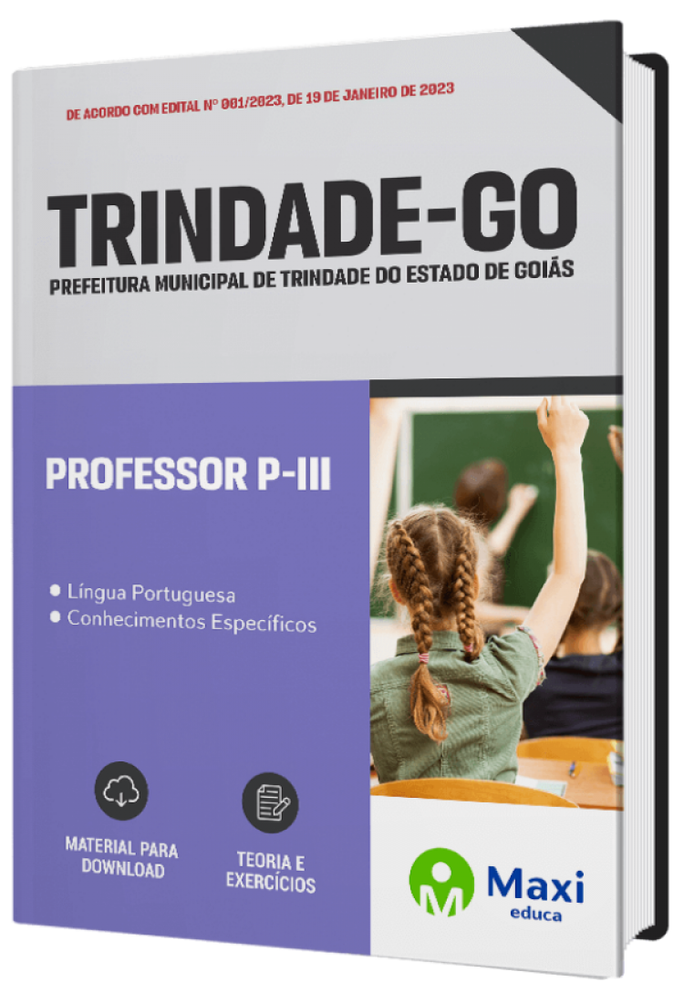 - Apostila Prefeitura de Trindade - GO 2023 Professor P-III