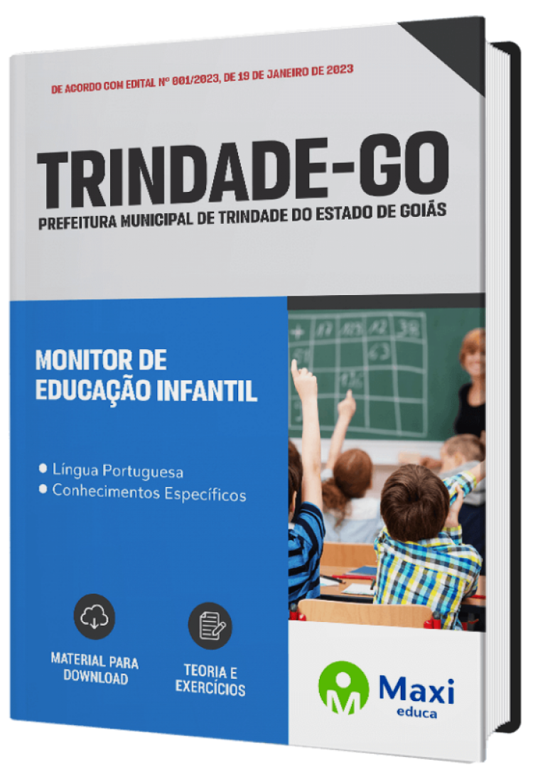 - Apostila Prefeitura de Trindade - GO 2023 Monitor de Educação Infantil