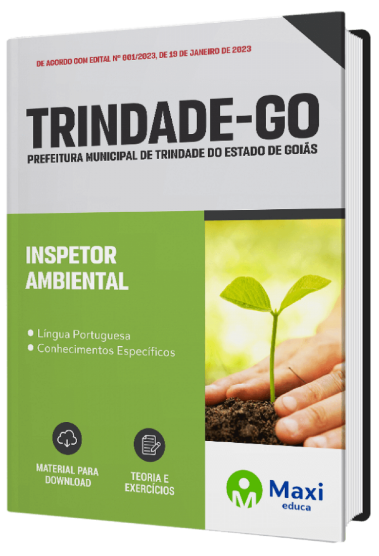 - Apostila Prefeitura de Trindade - GO 2023 Inspetor Ambiental