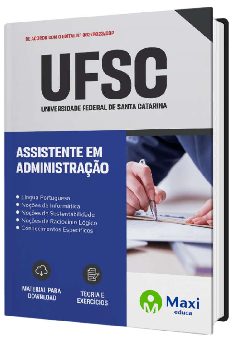 - Apostila Universidade Federal de Santa Catarina - UFSC 2023 Assistente em Administração