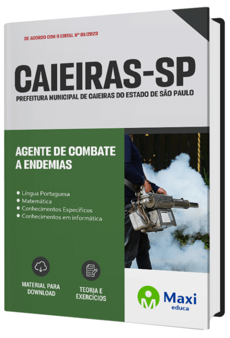 - Apostila Prefeitura de Caieiras - SP 2023 Agente de Combate a Endemias