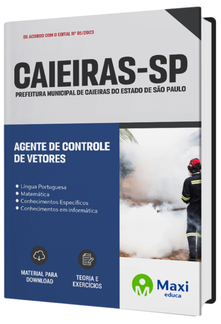 - Apostila Prefeitura de Caieiras - SP 2023 Agente de Controle de Vetores