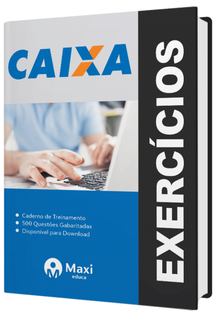 - Caderno de Questões CAIXA 500 questões gabaritadas - Praticando - Técnico Bancário