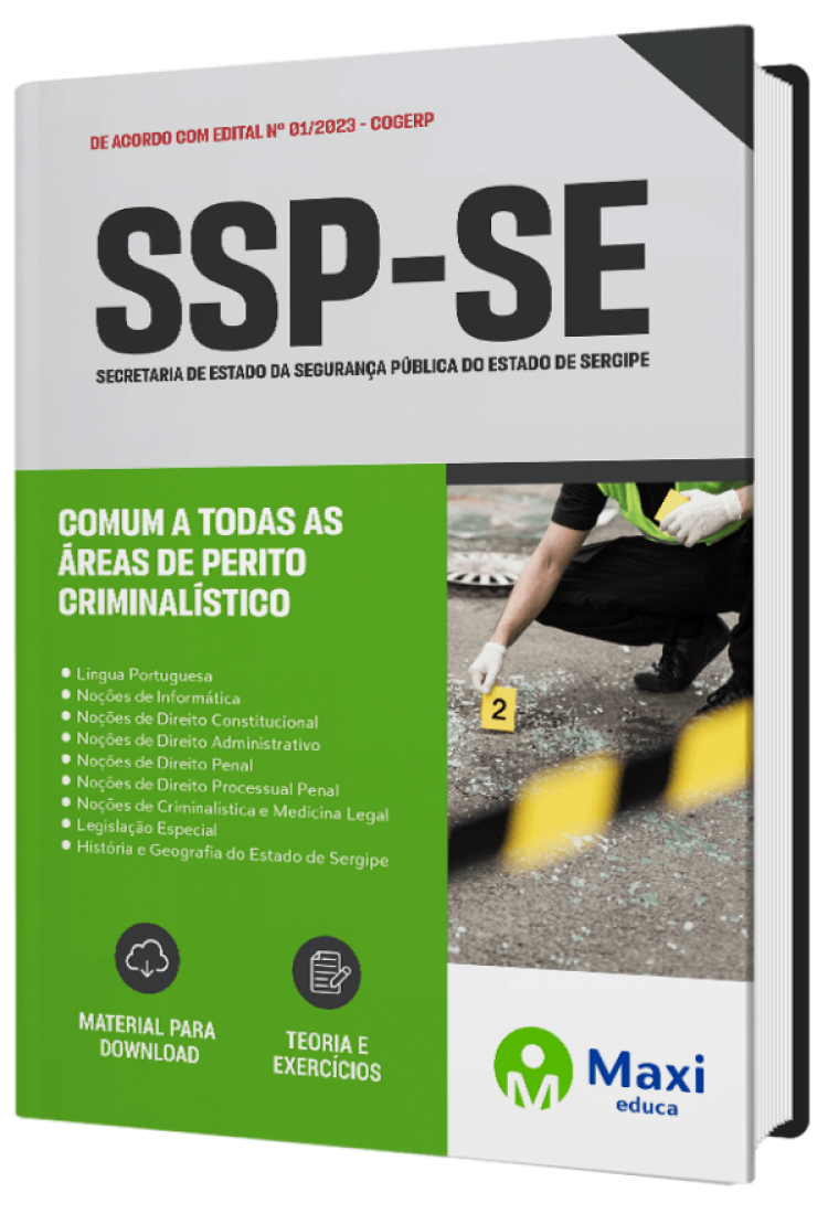 - Apostila SSP-SE 2023 Comum a todas as Áreas de Perito.