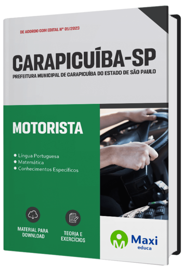 - Apostila Prefeitura de Carapicuíba- SP 2023 Motorista