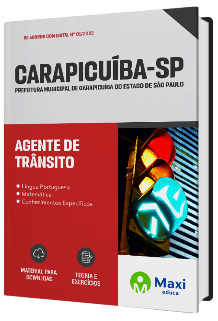 - Apostila Prefeitura de Carapicuíba- SP 2023 Agente de Trânsito