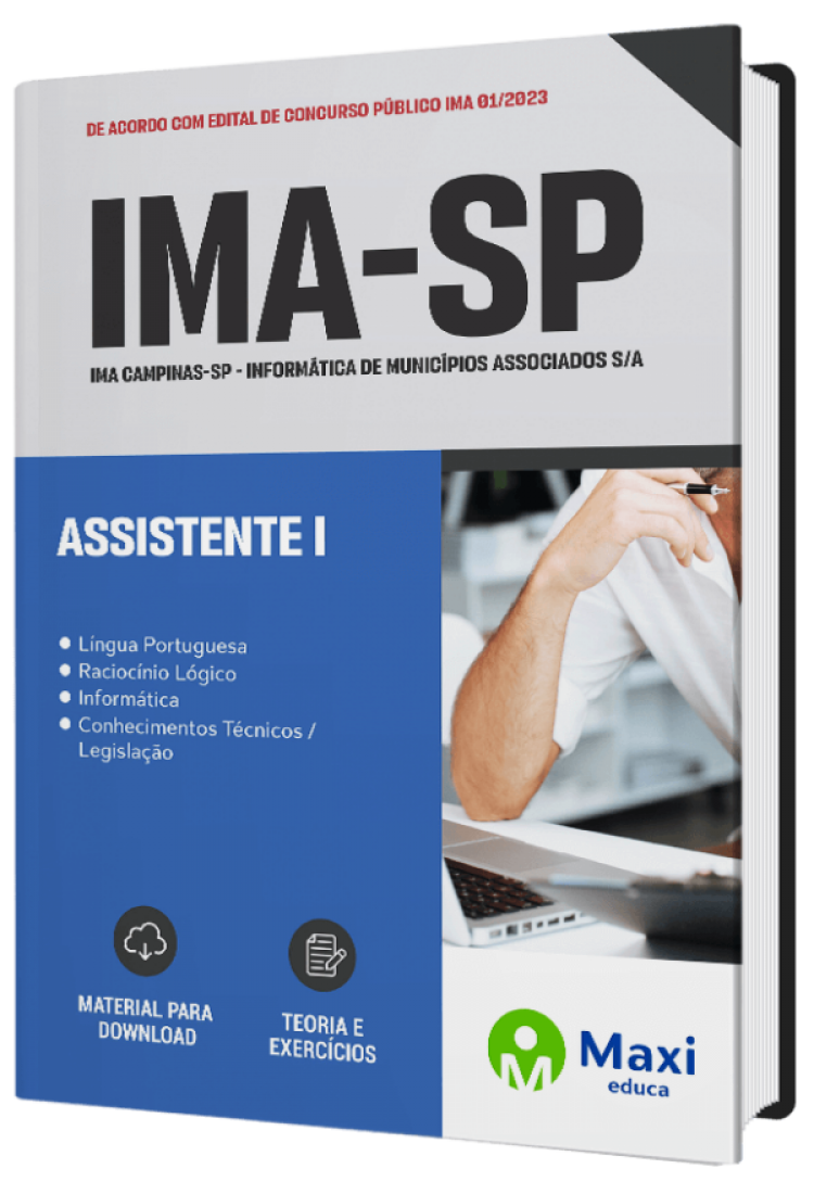 - Apostila IMA-SP 2023 Assistente I